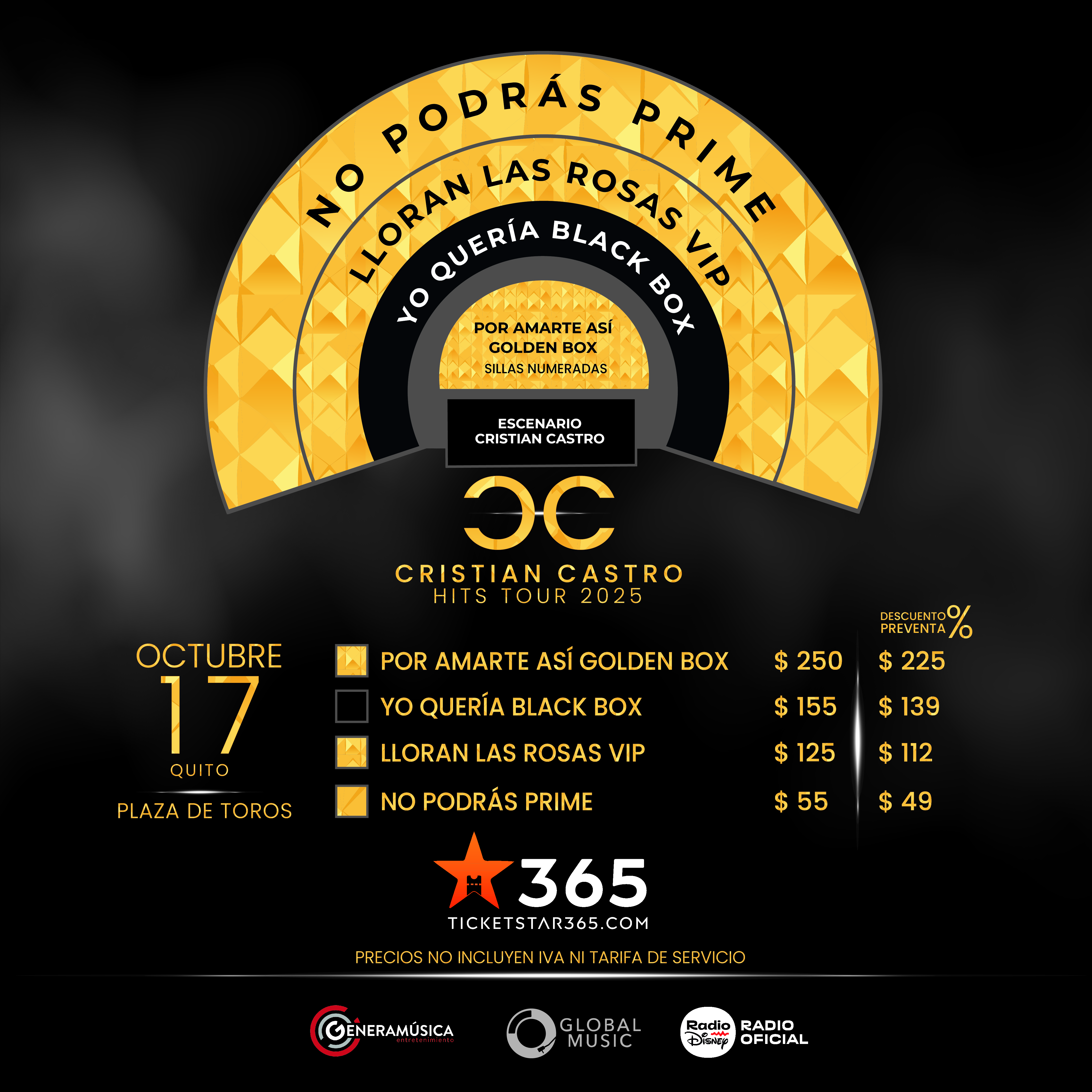 Mapa del evento
