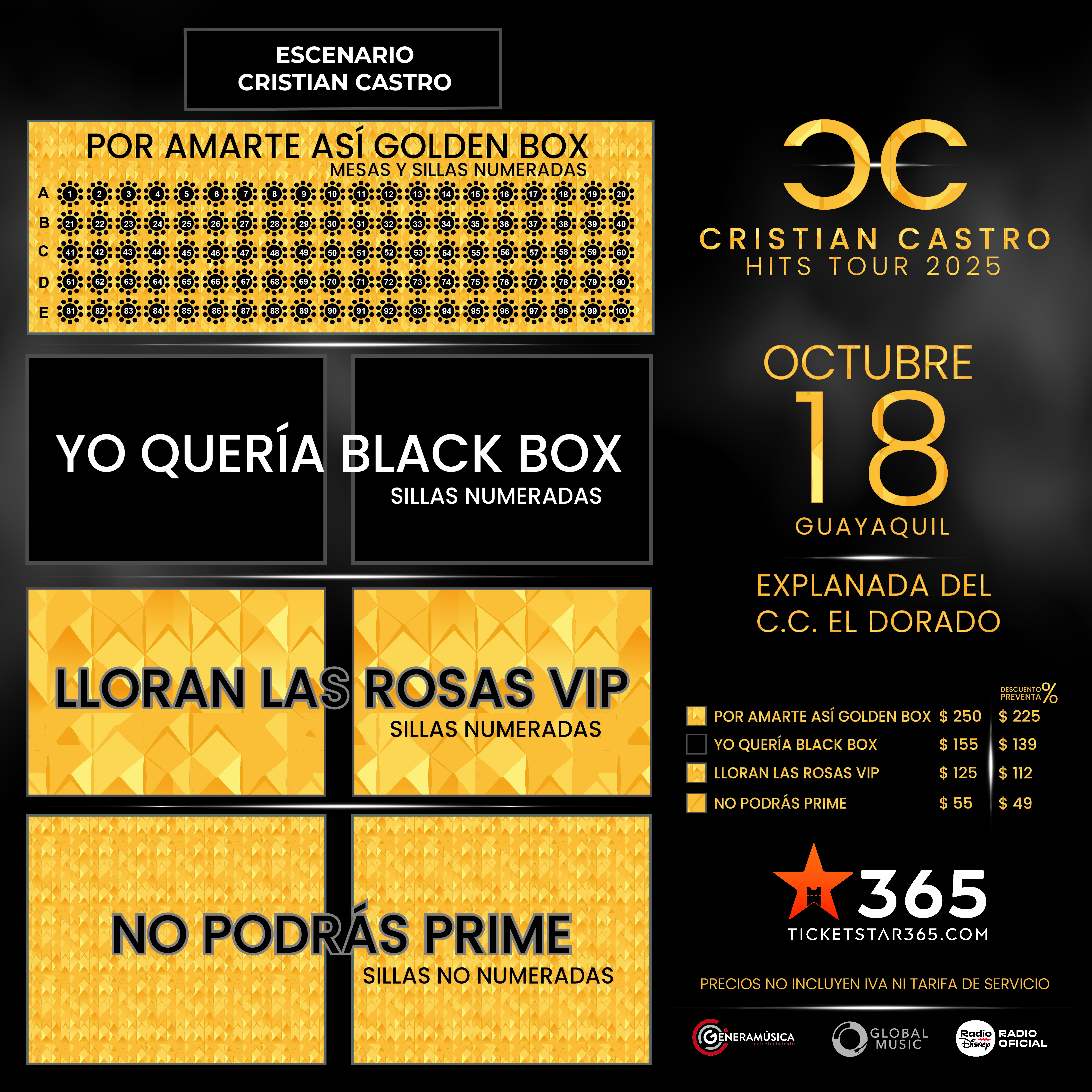 Mapa del evento