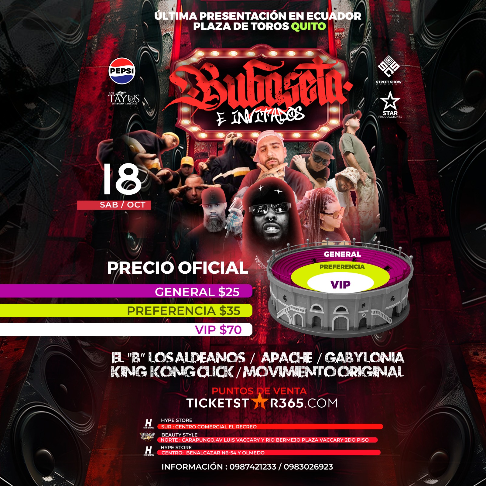 Mapa del evento