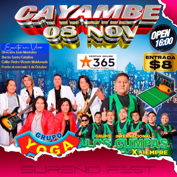 Mapa del evento