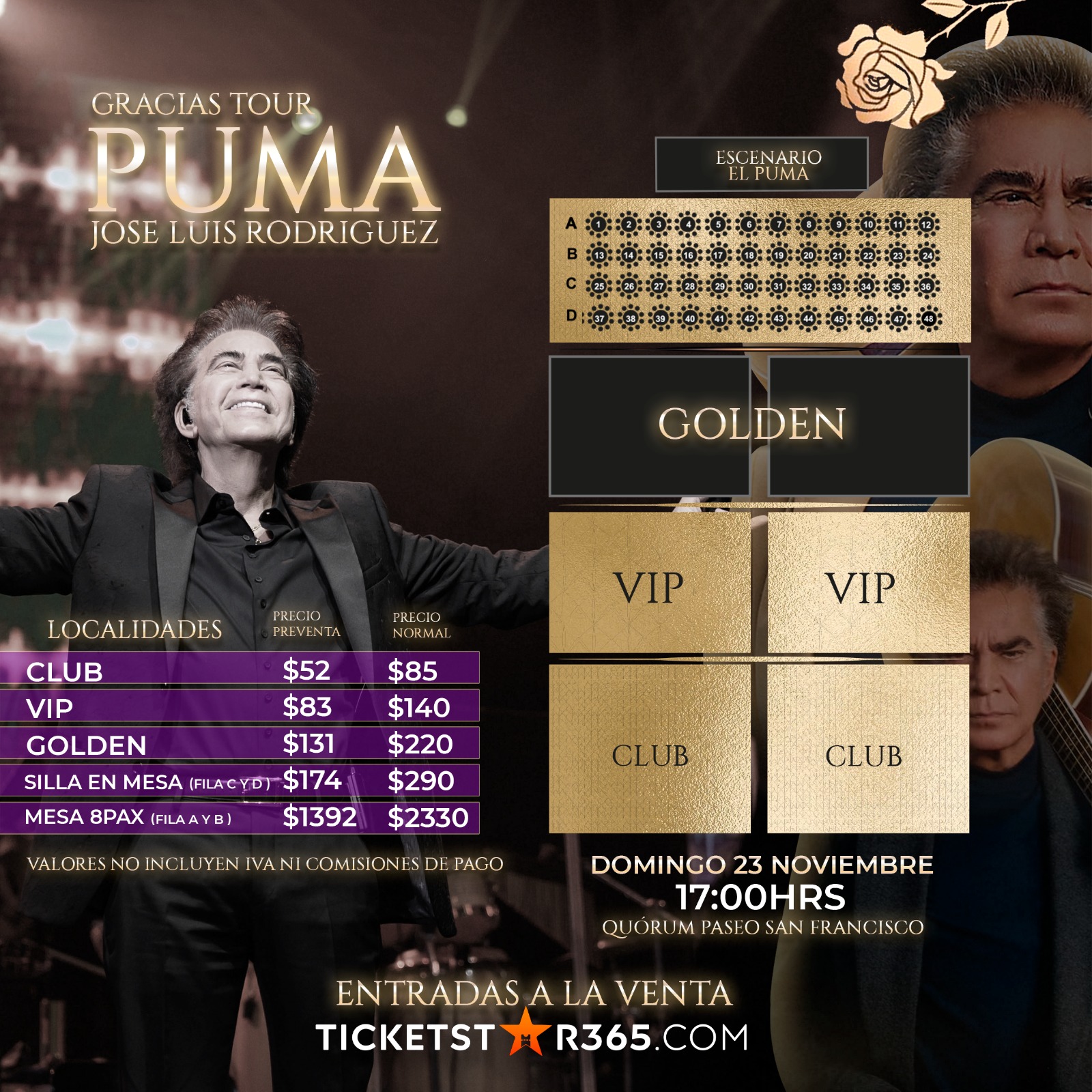 Mapa del evento