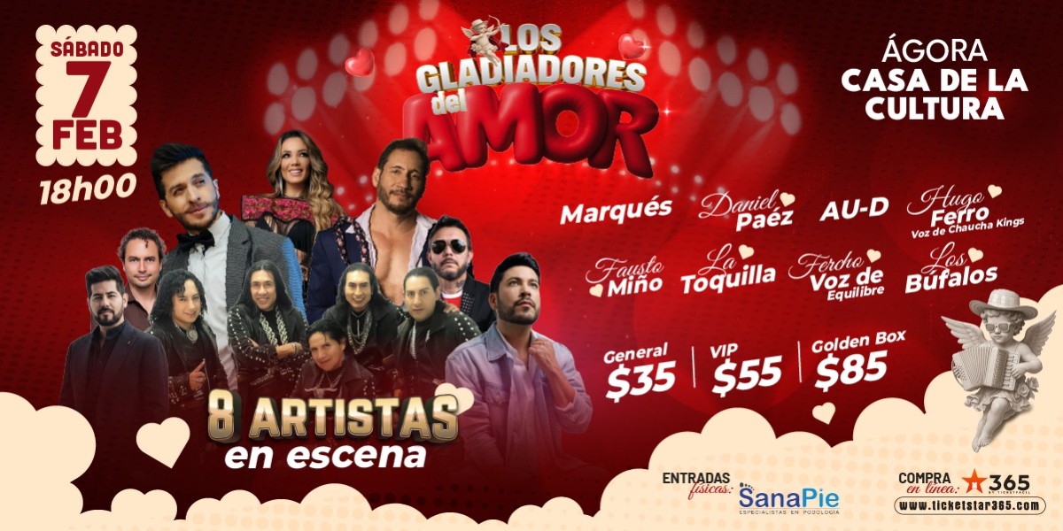 LOS GLADIADORES DEL AMOR